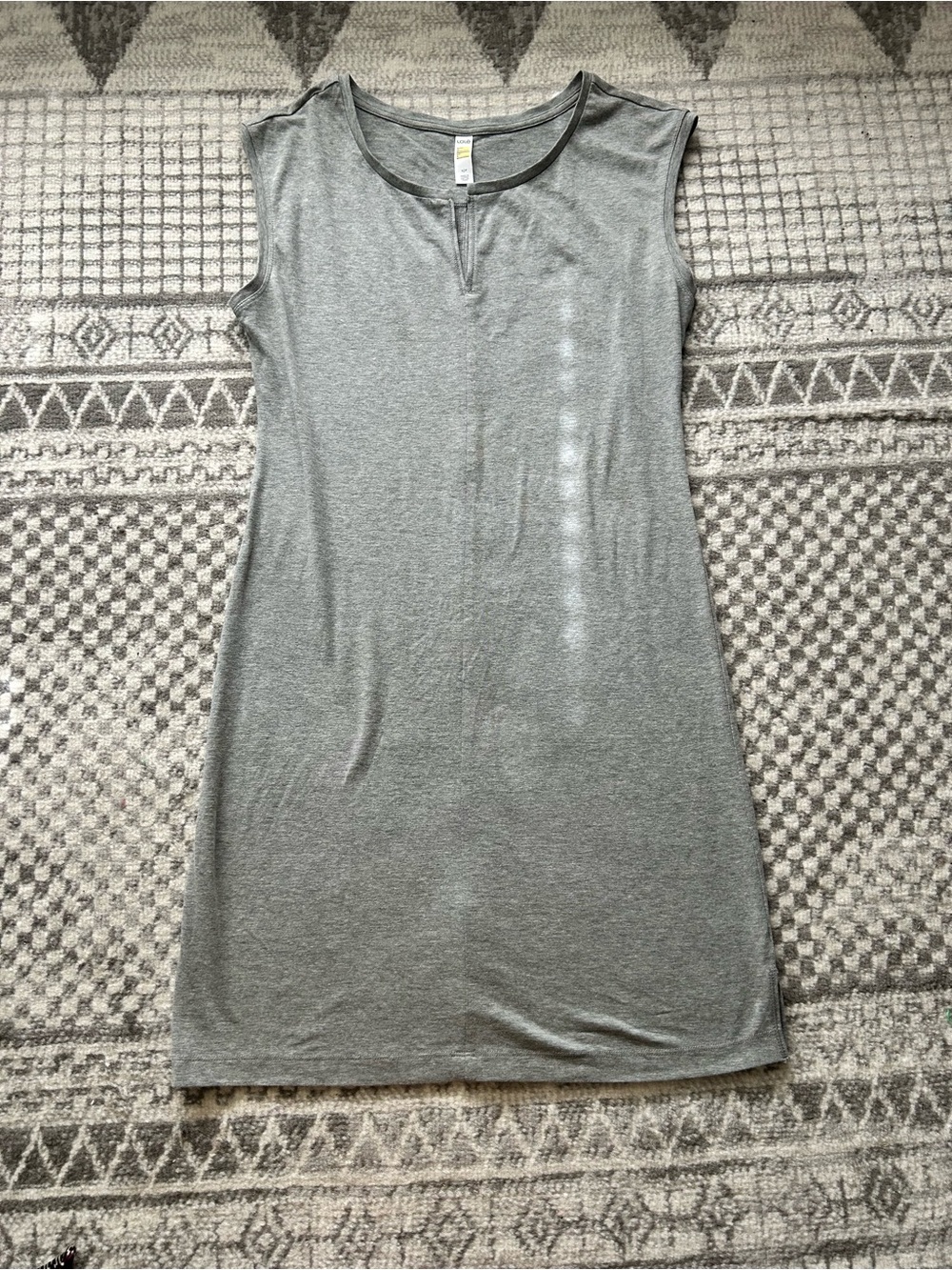 Lole Sleeveless Midi Dress in Heather Gray
